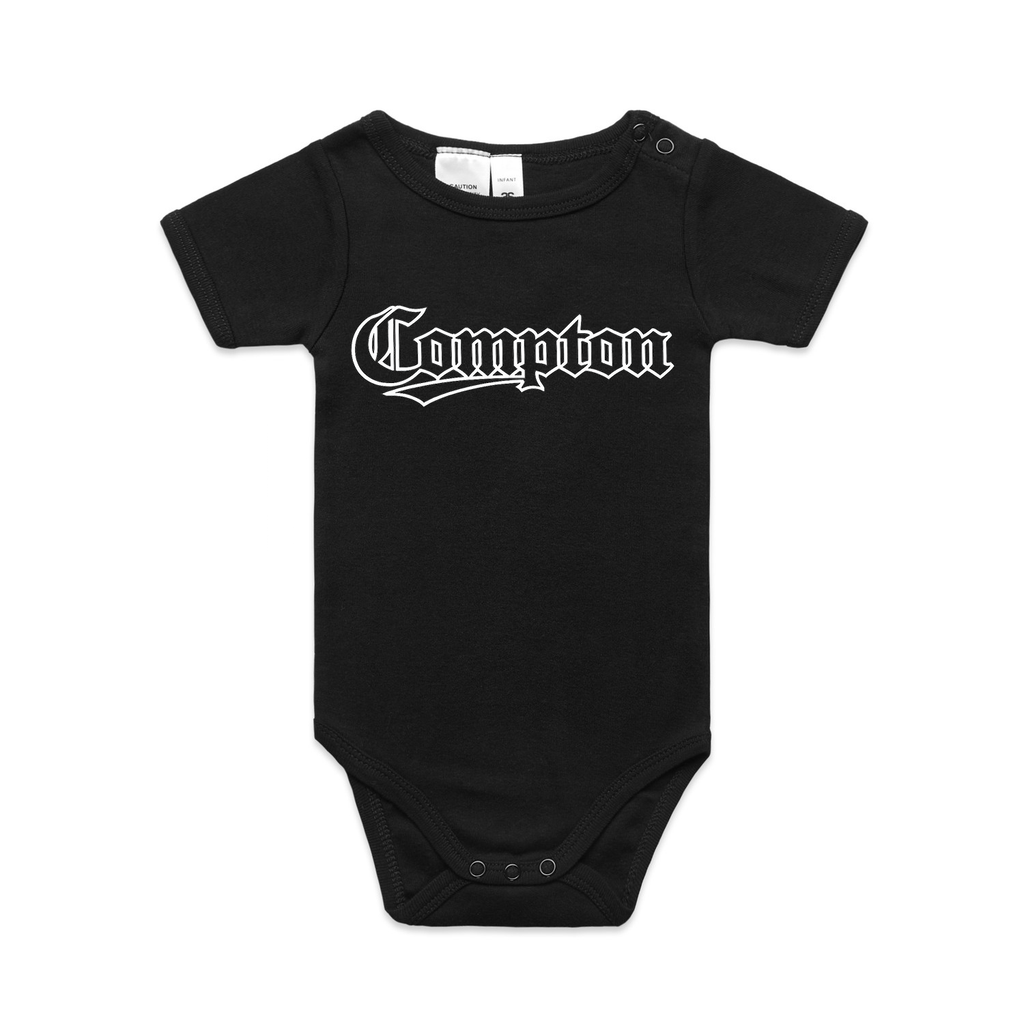 Lil G’s “Compton” Onesie — Black